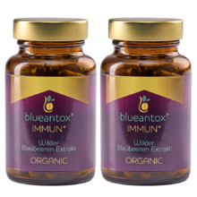 2x90 Kapseln blueantox®IMMUN Wilder Blaubeerextrakt ORGANIC