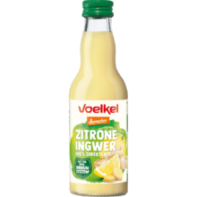 12x Voelkel Zitrone Ingwer demeter Direktsaft 200ml