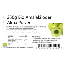 250g Bio Amla Pulver reich an Vitamin C
