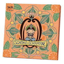 50g Schoko-Schamane Orange, 56% Kakao