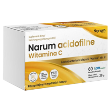 Narum acidophil Vitamin C + Lactobacterium mazuni Karine  Str.2, 60 Kapseln