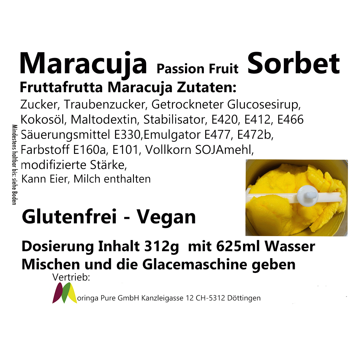 Maracuja Sorbet zum Selbermachen